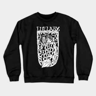 Lullaby - The Cure illustrated lyrics. Crewneck Sweatshirt